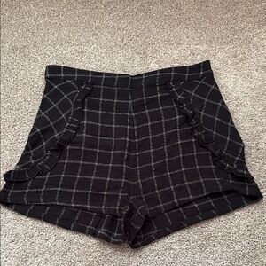 Free People Black High Waist Shorts